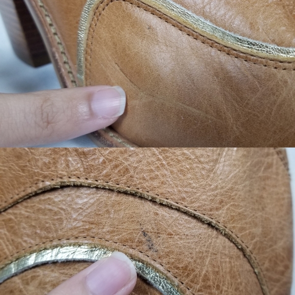 AWOL 90s Y2K Barbie Bratz Butterfly Tan Leather Western Rockabilly Boots 7.5 - Picture 12 of 12